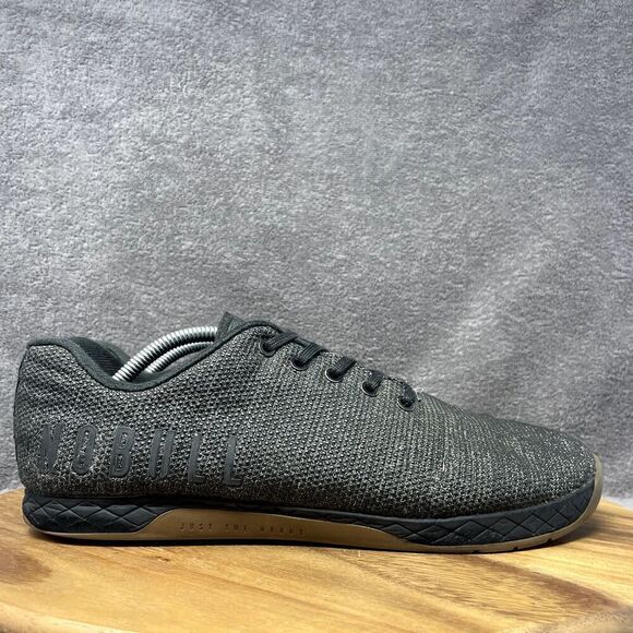 NOBULL Outwork Superfabric Trainer Low Dark Grey Gum Training Shoes Men's 12.5 - Picture 1 of 9